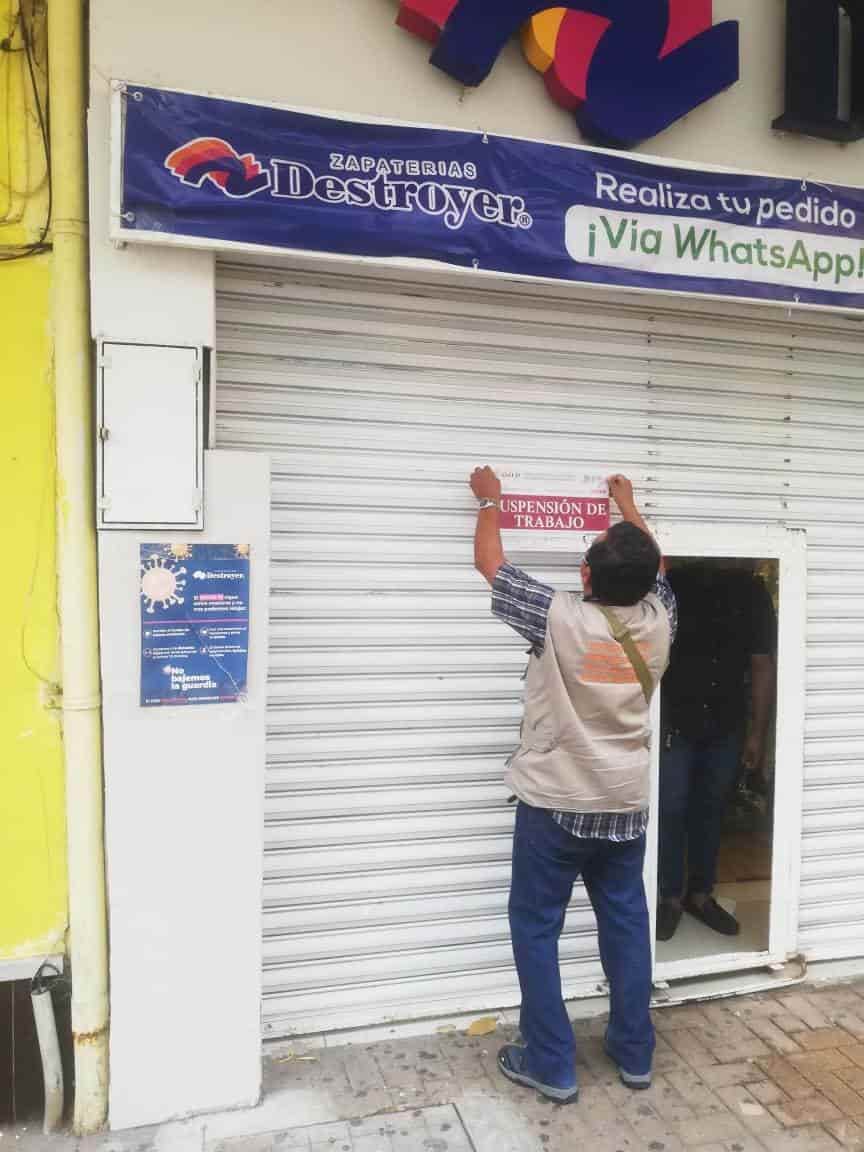 Suspende Salud 942 comercios y servicios por incumplimiento de las medidas sanitarias, en Tabasco Suspende Salud 942 comercios y servicios por incumplimiento de las medidas sanitarias, en Tabasco