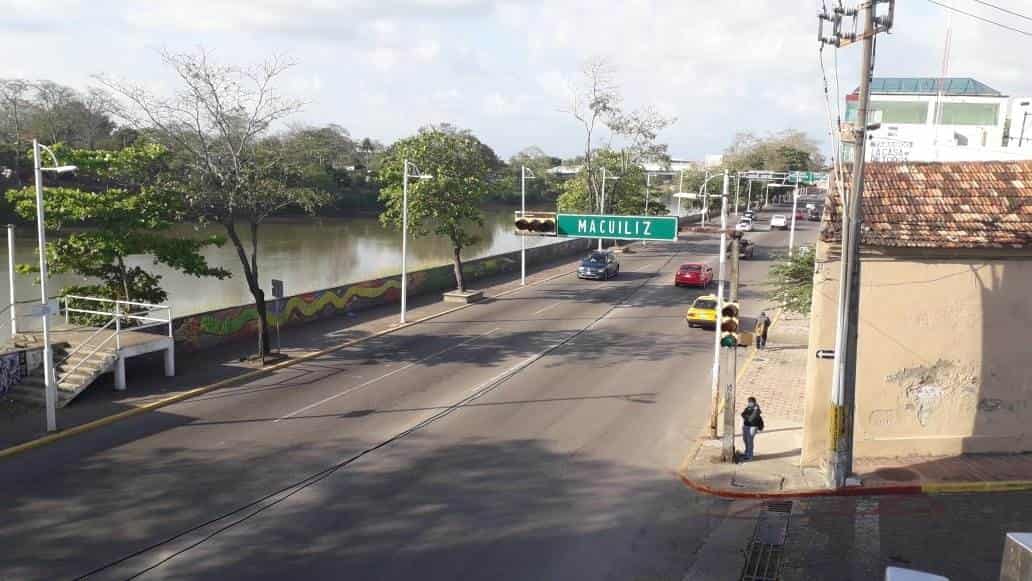 Calles de Villahermosa amanecieron vacías ayer domingo