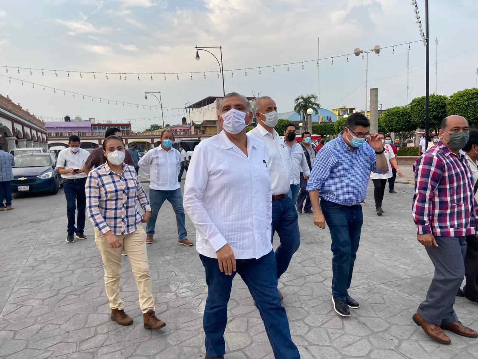 Inaugura AALH ‘Plaza de la Transformación’ y el malecón de Iquinuapa en Jalpa