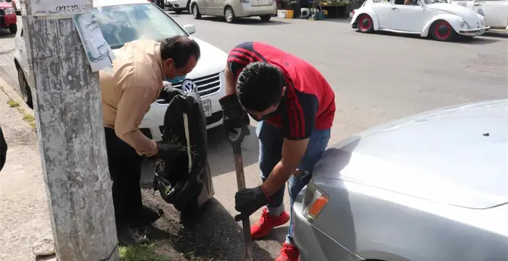 Realizan jornada de limpieza en los alrededores del mercado de Atasta