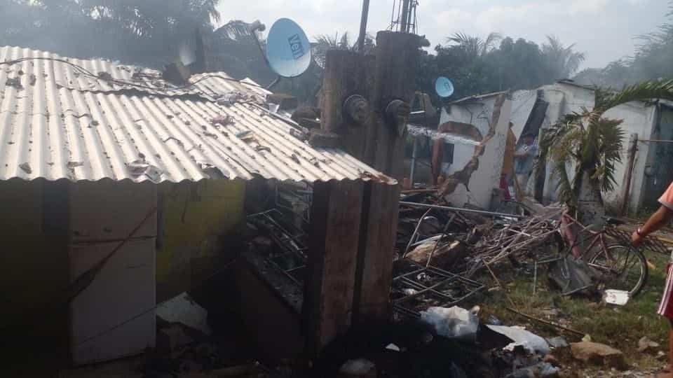 Explota polvorín clandestino en Comalcalco Explota polvorín clandestino en Comalcalco