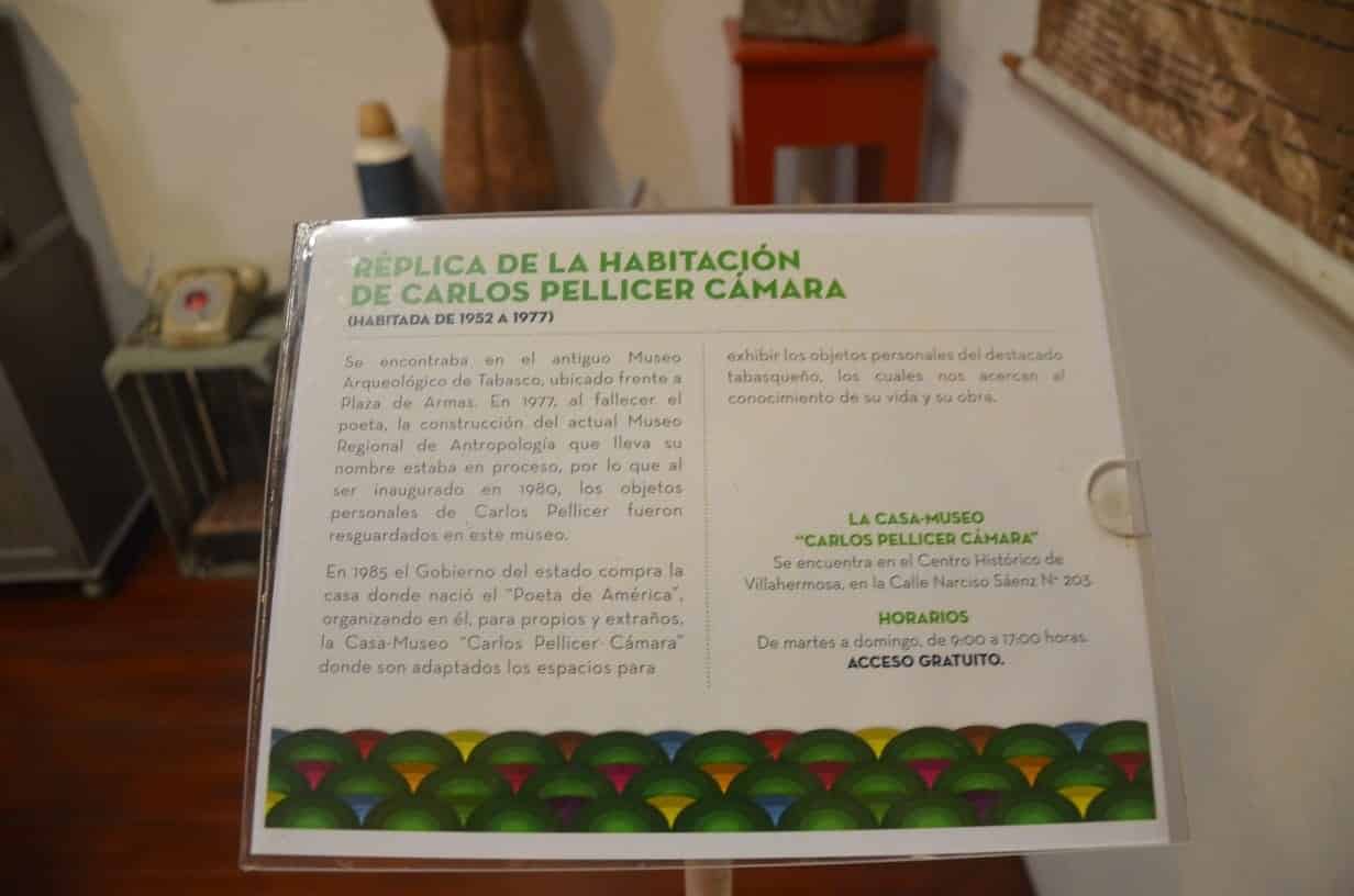 Pandemia reduce visitas a Casa Museo ‘Carlos Pellicer’ en Villahermosa Pandemia reduce visitas a Casa Museo ‘Carlos Pellicer’ en Villahermosa