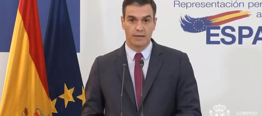 Acusa Pedro Sánchez a PP y Vox, de imitar a Trump de cara a las elecciones