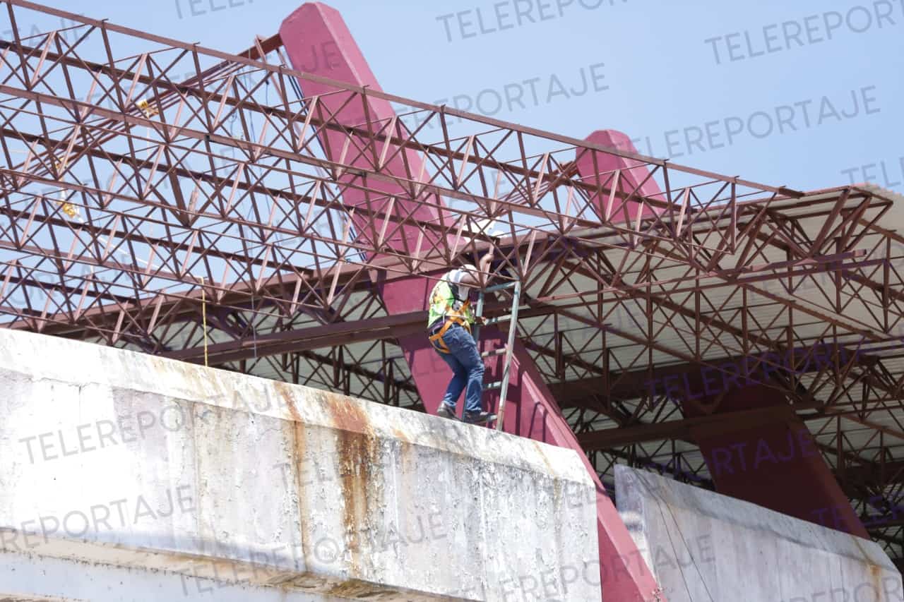 Avanza a tiempo adecuación del estadio Tumbapatos para hospedar a los Olmecas en el inicio de la LMB Avanza a tiempo adecuación del estadio Tumbapatos para hospedar a los Olmecas en el inicio de la LMB