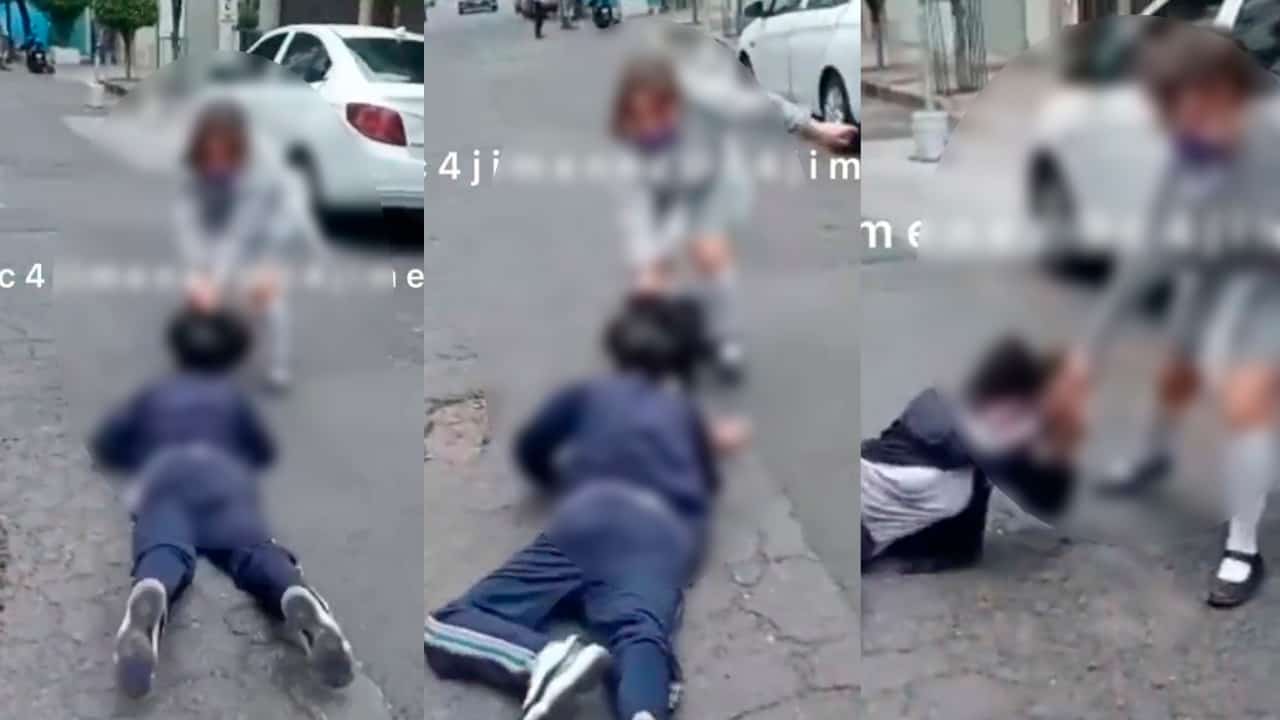 [VIDEO] Captan pelea de alumnas de secundaria en CDMX