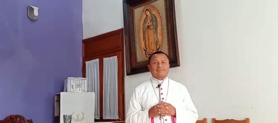 Llama Obispo de Tuxpan, Roberto Madrigal Gallegos a feligreses a apoyar proyecto de la Casa Sacerdotal