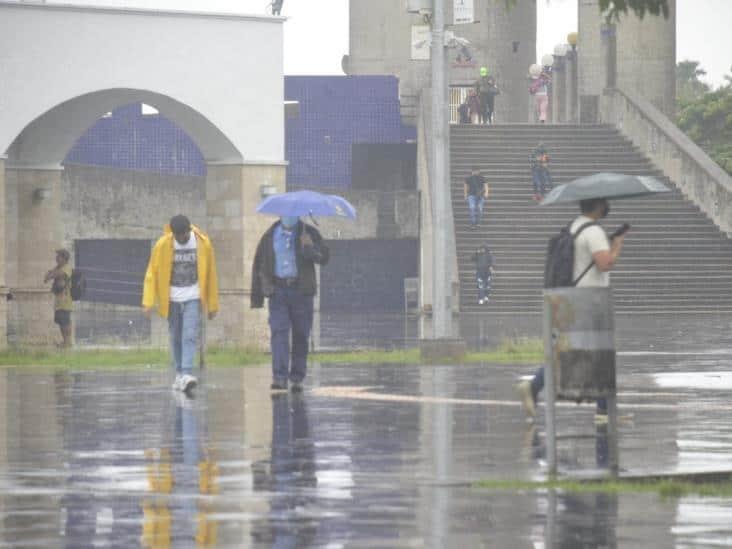 Conagua prevé 48 horas de lluvias para Tabasco por frente frío