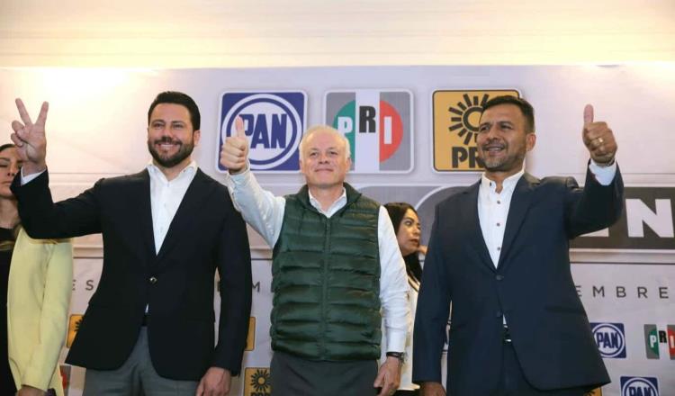 Resurge alianza ‘Va por México’ y confirman que van juntos en Edomex