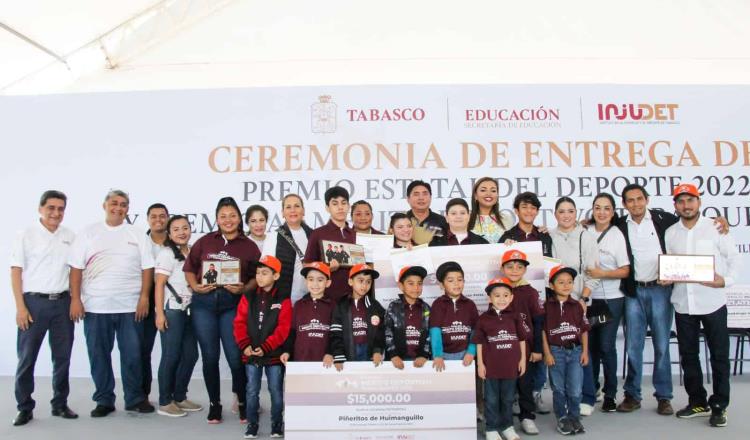 Entrega Gobierno de Tabasco Premio Estatal del Deporte 2022