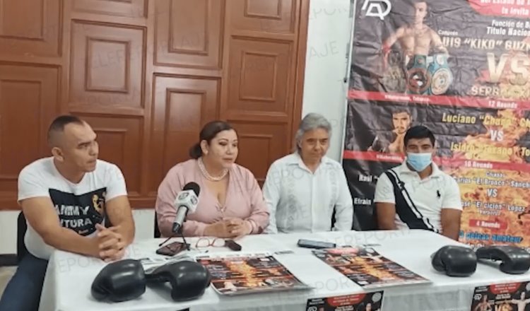 Todo listo para que el tabasqueño Luis ‘Kiko’ Guzmán defienda su título nacional de box
