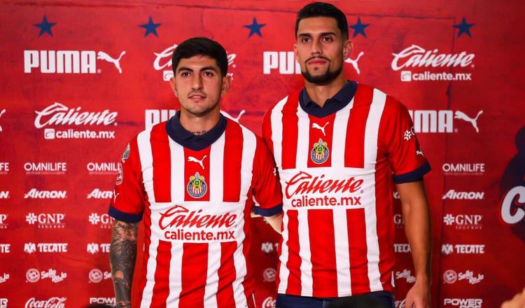 Daniel Ríos y Víctor Guzmán son presentados oficialmente con el Guadalajara