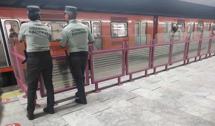 Como “preocupante” califica ONG despliegue de la Guardia Nacional en Metro