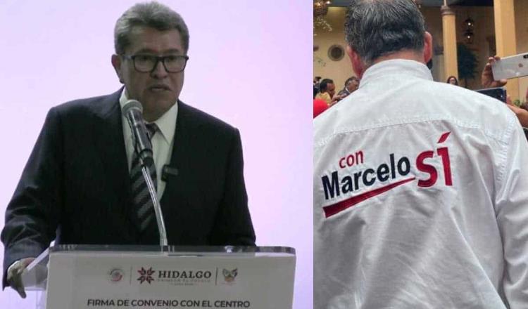 Monreal reclama a Santiago Nieto por apoyo a Ebrard