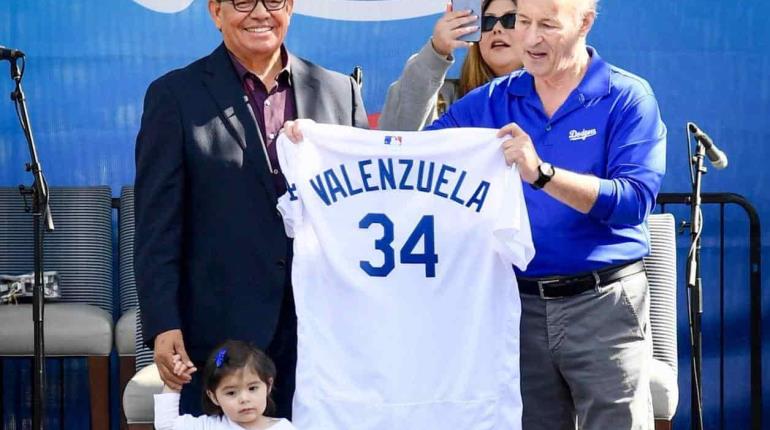 Los Dodgers retirarán el número 34 de Fernando Valenzuela