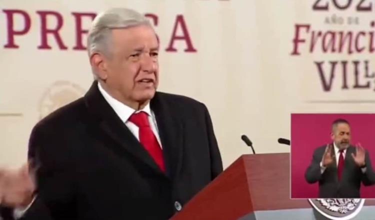 Asegura López Obrador que no habrá diálogo con la oposición, pues buscan prebendas y moches