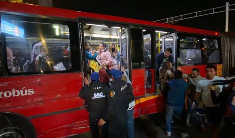 Chocan 2 unidades del Metrobús en la CDMX; reportan 20 personas lesionadas