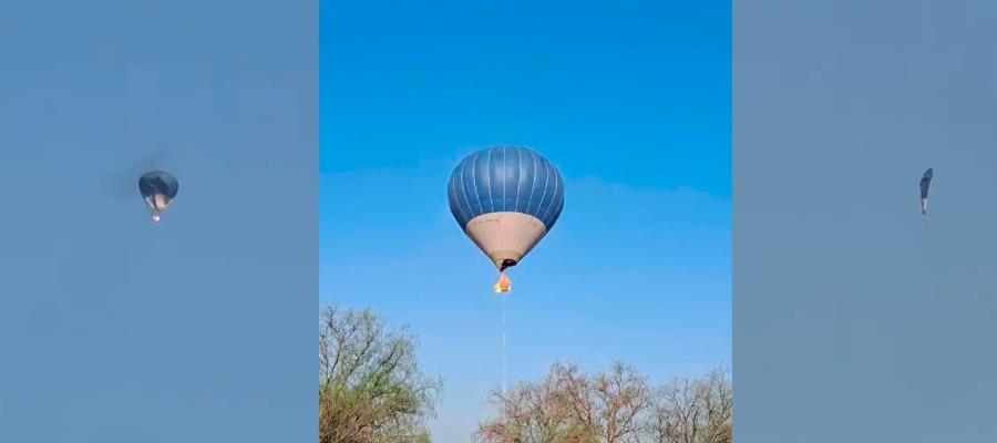 Empresas que ofrecen vuelos en globo aerostático en Teotihuacán son sometidas a operativo de verificación