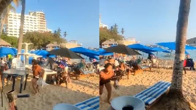 Ataque armado en playa de Acapulco, Guerrero deja 4 muertos