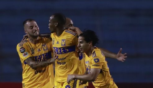 Con gol de Luis Quiñones, Tigres vence 1-0 al Motagua en la Ida de los 4tos de la Concachampions