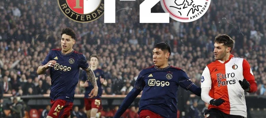 Ajax de Sánchez y Álvarez, elimina al Feyenoord de Giménez