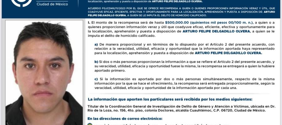 Ofrece Fiscalía de CDMX 500 mil pesos por transfeminicida