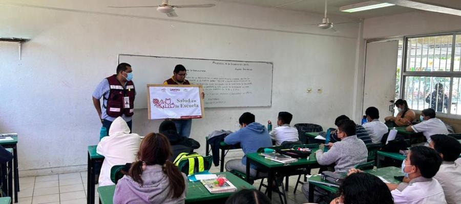 Realiza Centro pláticas escolares para detectar riesgos y formar buenos hábitos