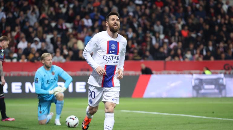 Con gol y asistencia de Messi, PSG gana 2-0 al Niza