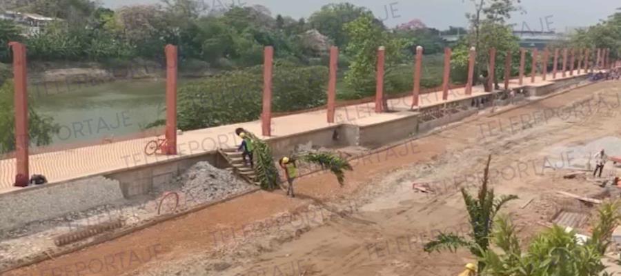 Arranca conformación del Paseo botánico en nuevo malecón Carlos A. Madrazo