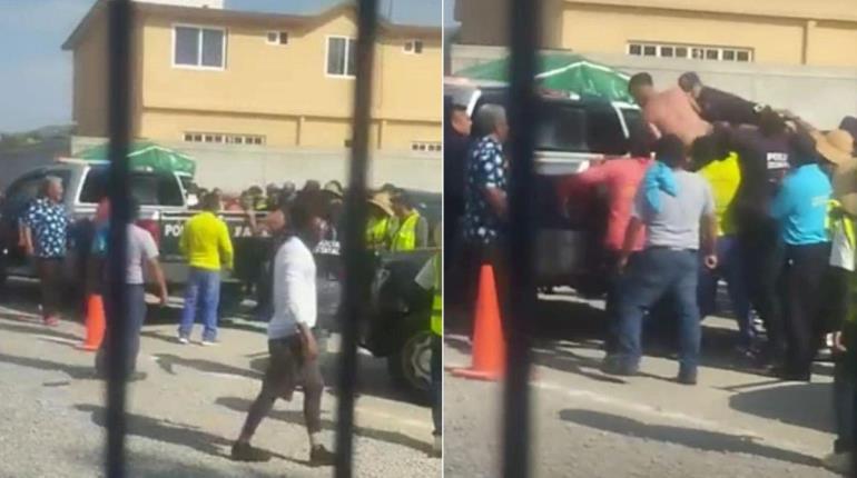 Pelea campal en balneario de Hidalgo deja 12 detenidos