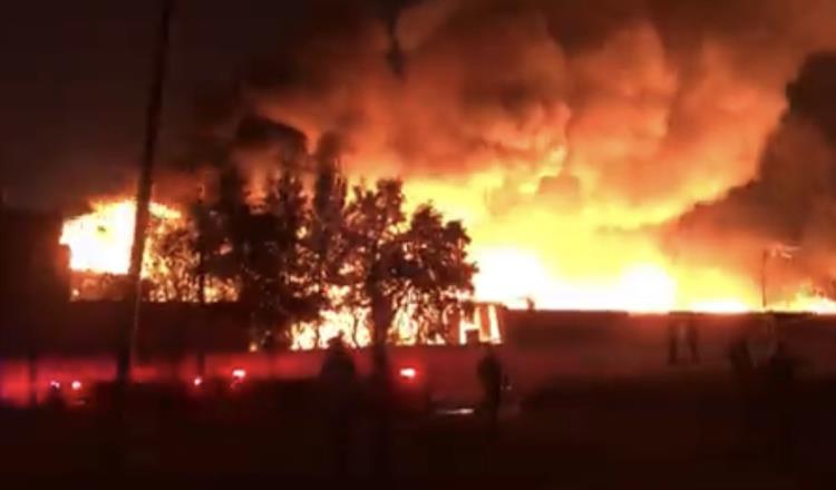 Detienen a sospechoso por incendio de bodegas de Central de Abasto de la CDMX