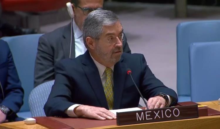 Pide México ante ONU fortalecer lucha contra tráfico de armas