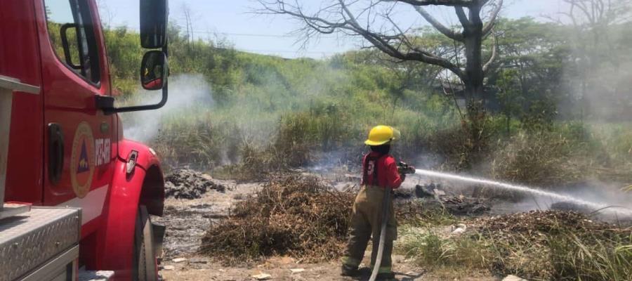 Van cerca de 700 atenciones por quema de pastizales en Tabasco este 2023