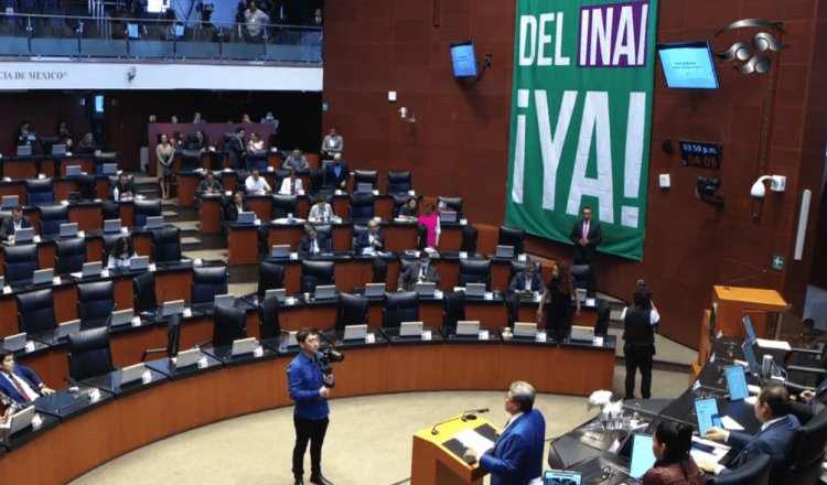 Senado suspende sesión en medio de debate por falta de designación de comisionados del Inai