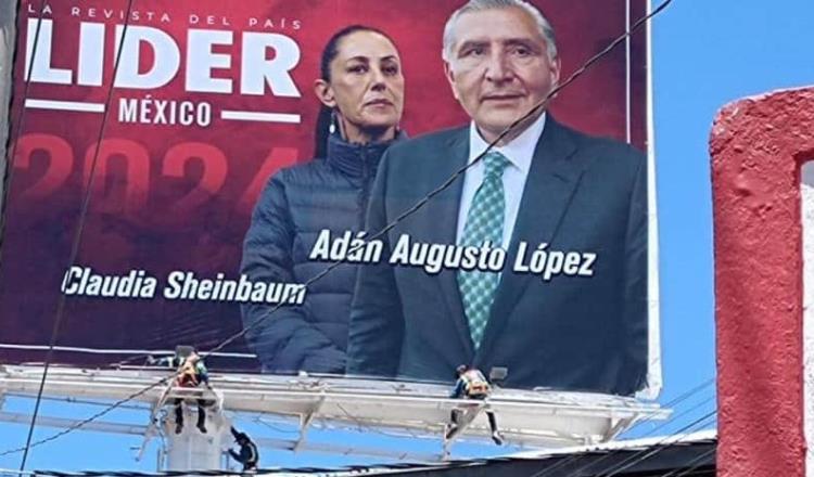 Acusan a Adán Augusto de violencia política contra Sheinbaum; se deslinda ante el INE
