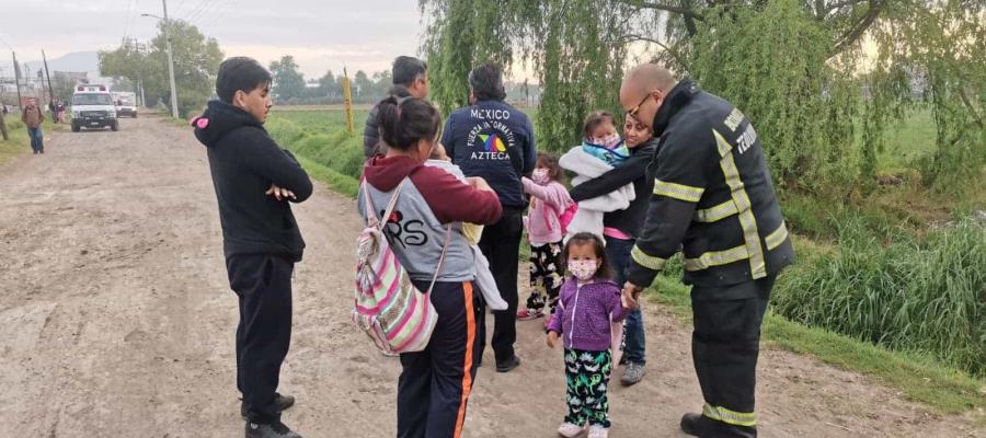 Fuga en toma clandestina de Teoloyucan, Edomex provoca desalojo y suspensión de clases