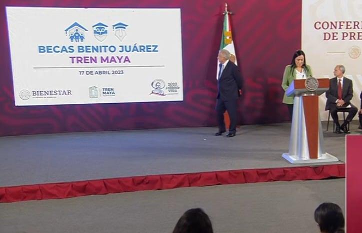 Se destinarán 12 mil mdp en becas para 1.7 millones de estudiantes de 5 estados donde pasa el Tren Maya