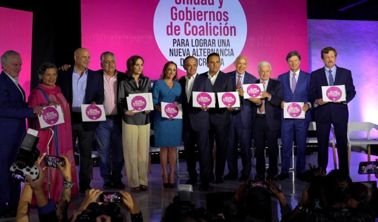 En "pasarela" de presidenciables de la oposición llaman a lograr candidatura única para 2024