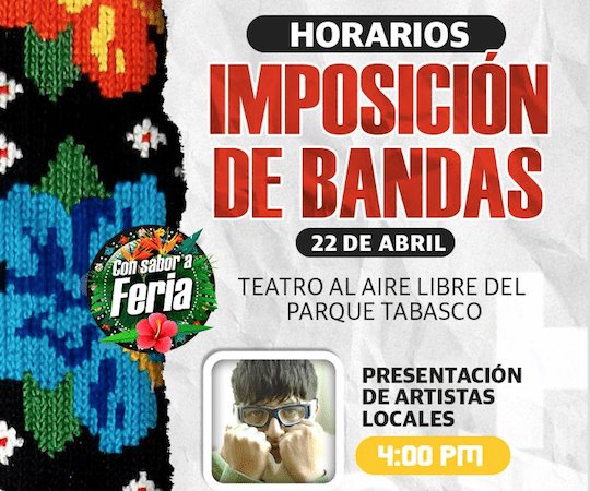 ¿Vas a la Imposición? Conoce el programa del masivo de la preferia