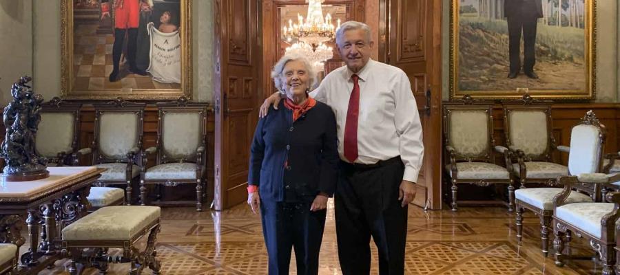 Poniatowska es una santa laica: AMLO por entrega de Medalla Belisario Domínguez