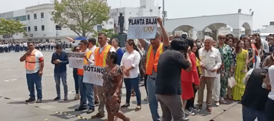 Participan los tres poderes en Simulacro Nacional; un ejercicio exitoso, señala el gobernador Merino