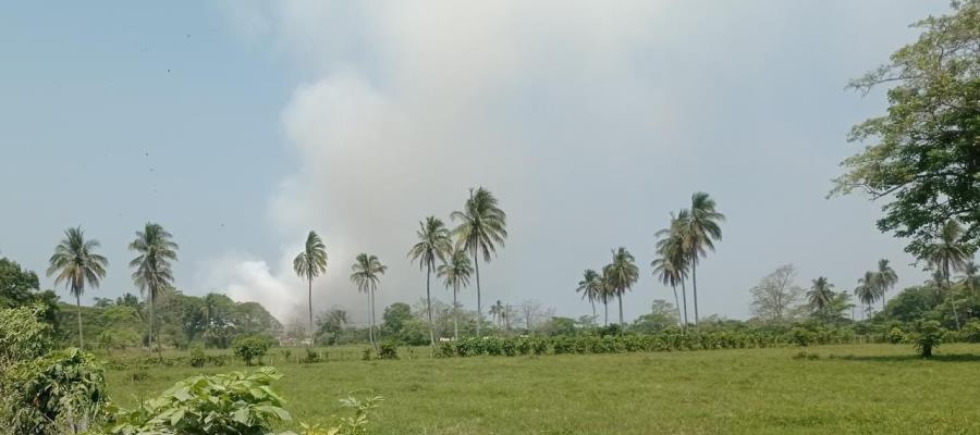 Se incendia basurero de Paraíso