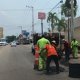 Cable de alta tensión echa chispas durante paso de carro alegórico de Tenosique, a la altura de Tamulté