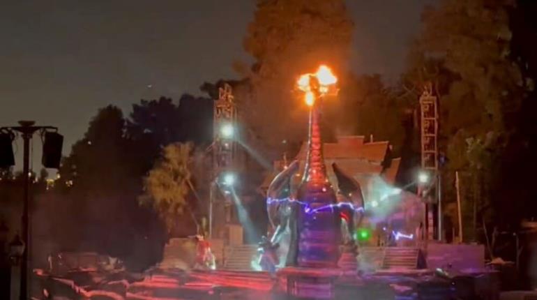 Se incendia atracción de Dragón en Disney California