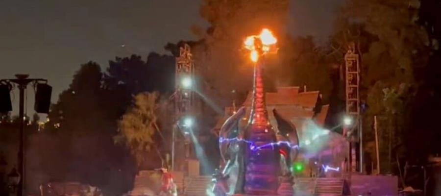 Se incendia atracción de Dragón en Disney California