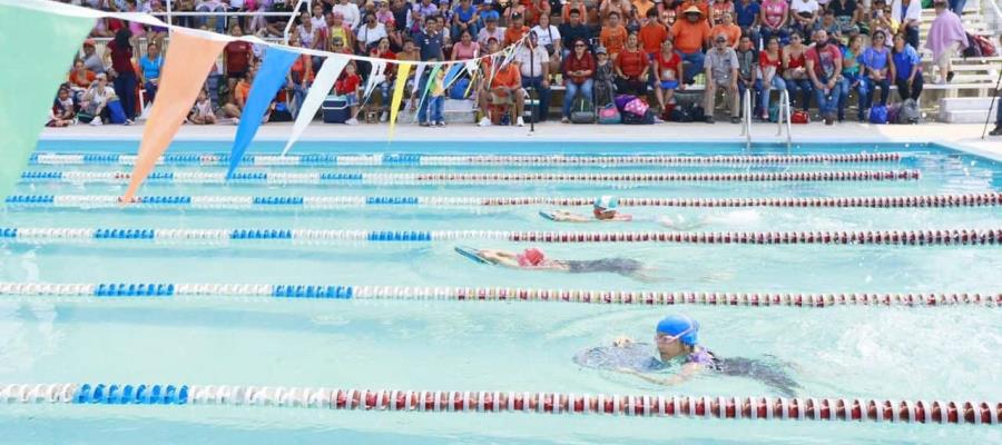 Inicia el preselectivo estatal de natación para la Copa Olmeca y Copa Maya