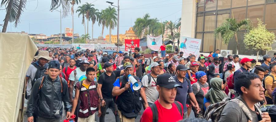 3 mil migrantes inician nueva caravana desde Tapachula rumbo a Estados Unidos