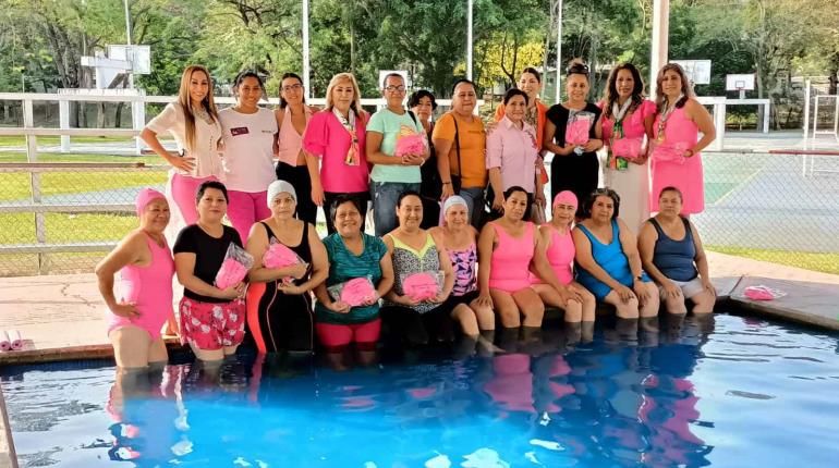 Con hidroterapias, ayudan a mujeres que padecen linfedema a causa del cáncer de mama