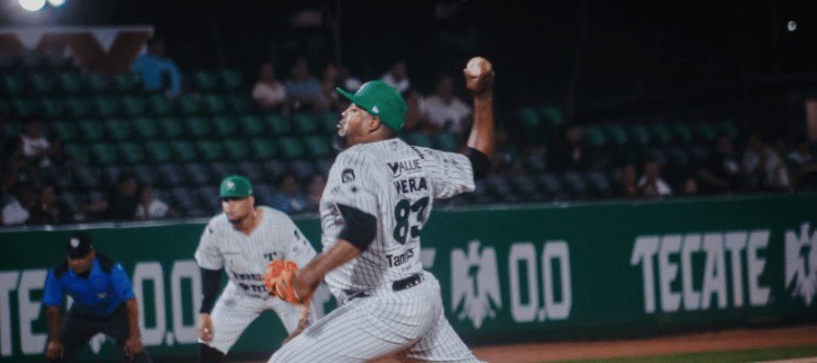 Olmecas gana tintos en sangre y asegura la primera serie en casa ante Bravos; pizarra de 5-4