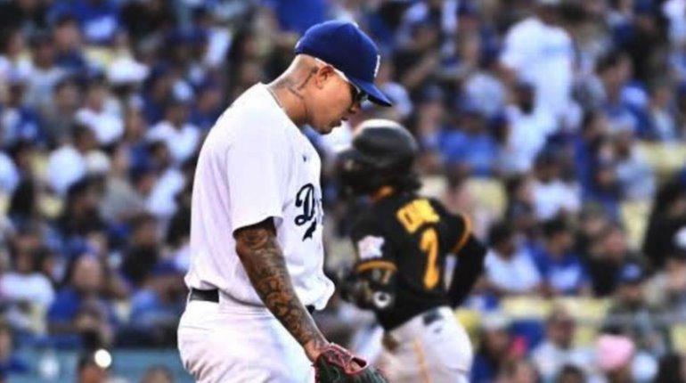 Julio Urías sufre su tercera derrota de la temporada con los Dodgers al caer 6-2 ante Pittsburgh