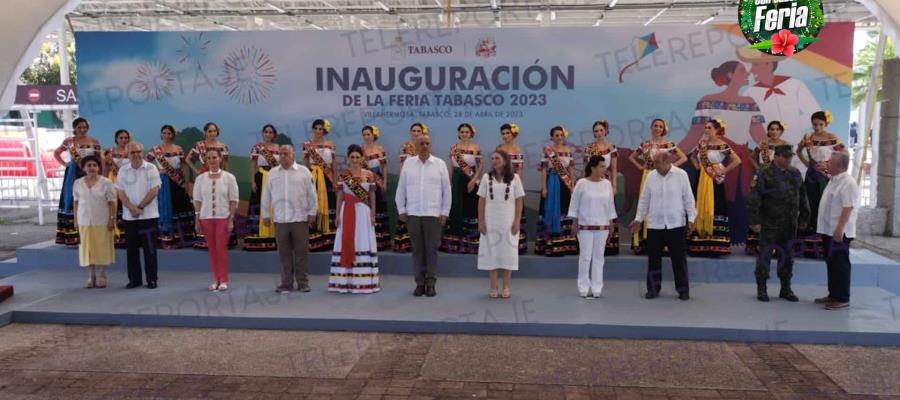 Inauguran Feria Tabasco 2023, luego de 3 años de ausencia por COVID 